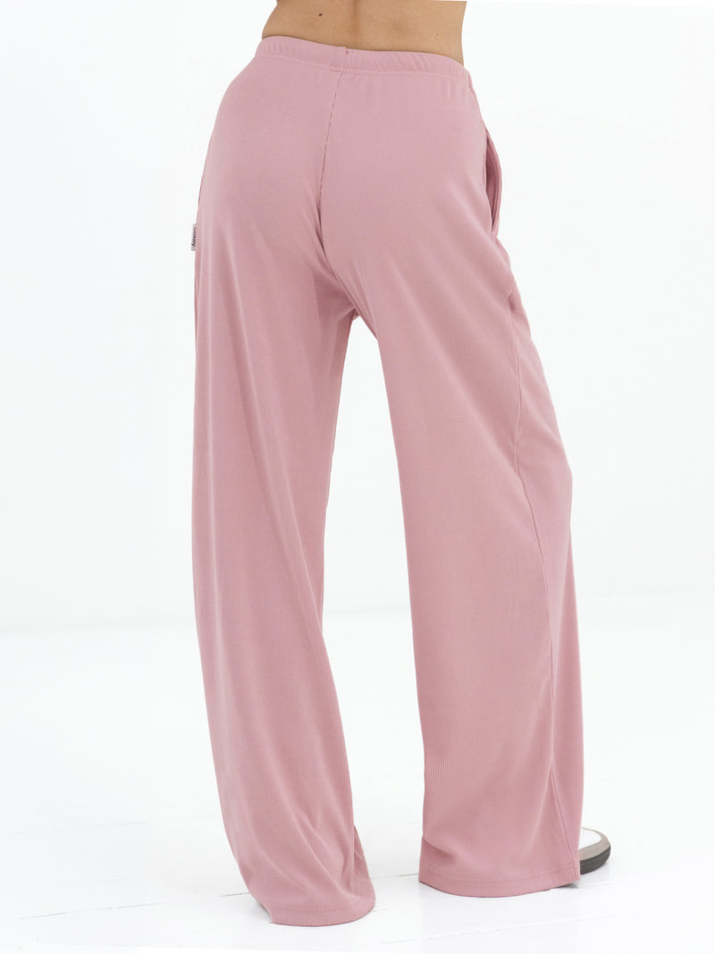 Alma Wide Leg Trousers - Altrosa
