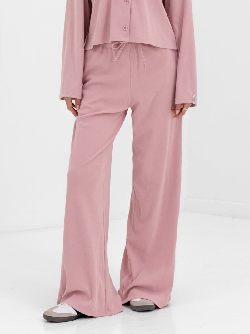 Alma Wide Leg Trousers - Altrosa