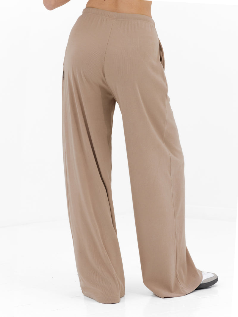Alma Wide Leg Trousers - Bräunen