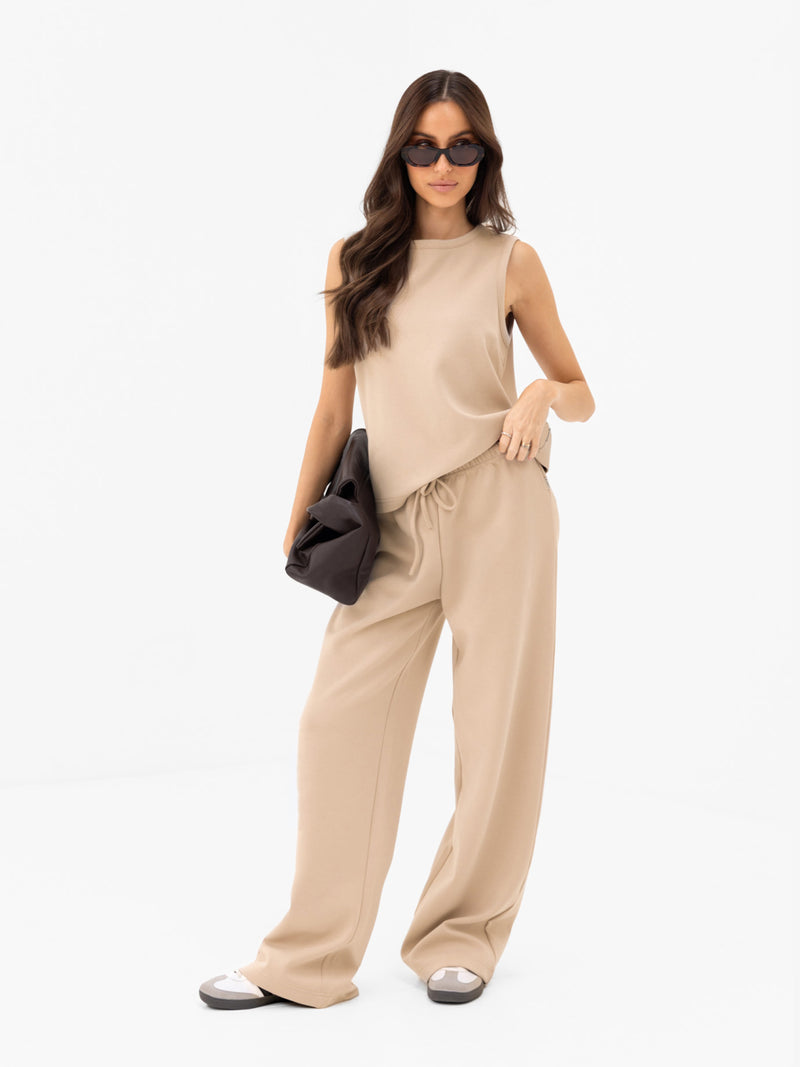 Emmy Button Up Vest - Lichtbruin