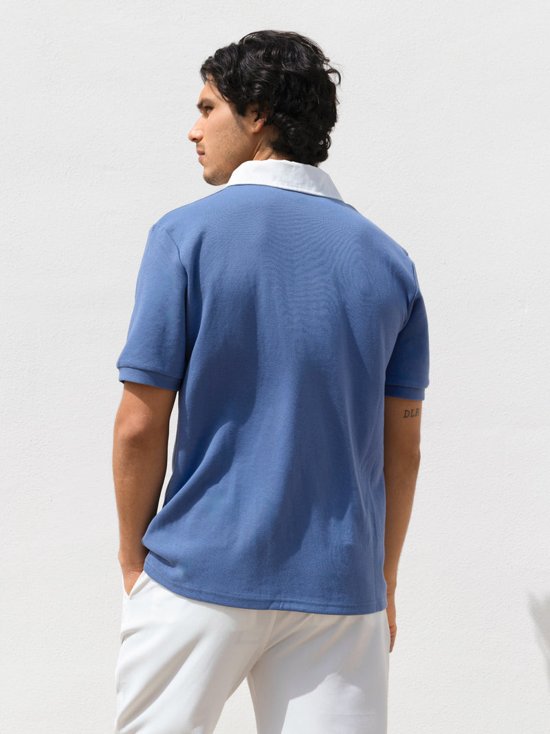 *NIET UITGEBRACHT* 4344 Herenpolo - Blauw