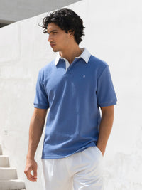 *NIET UITGEBRACHT* 4344 Herenpolo - Blauw