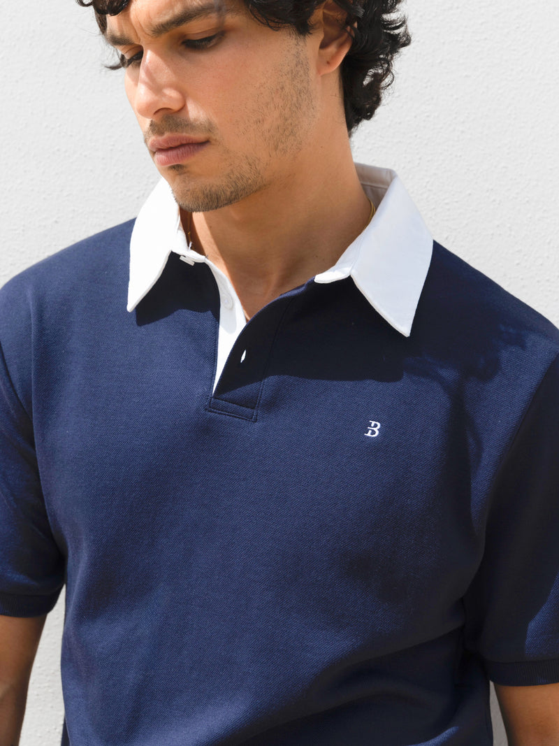 *NIET UITGEBRACHT* 4344 Herenpolo - Marineblauw