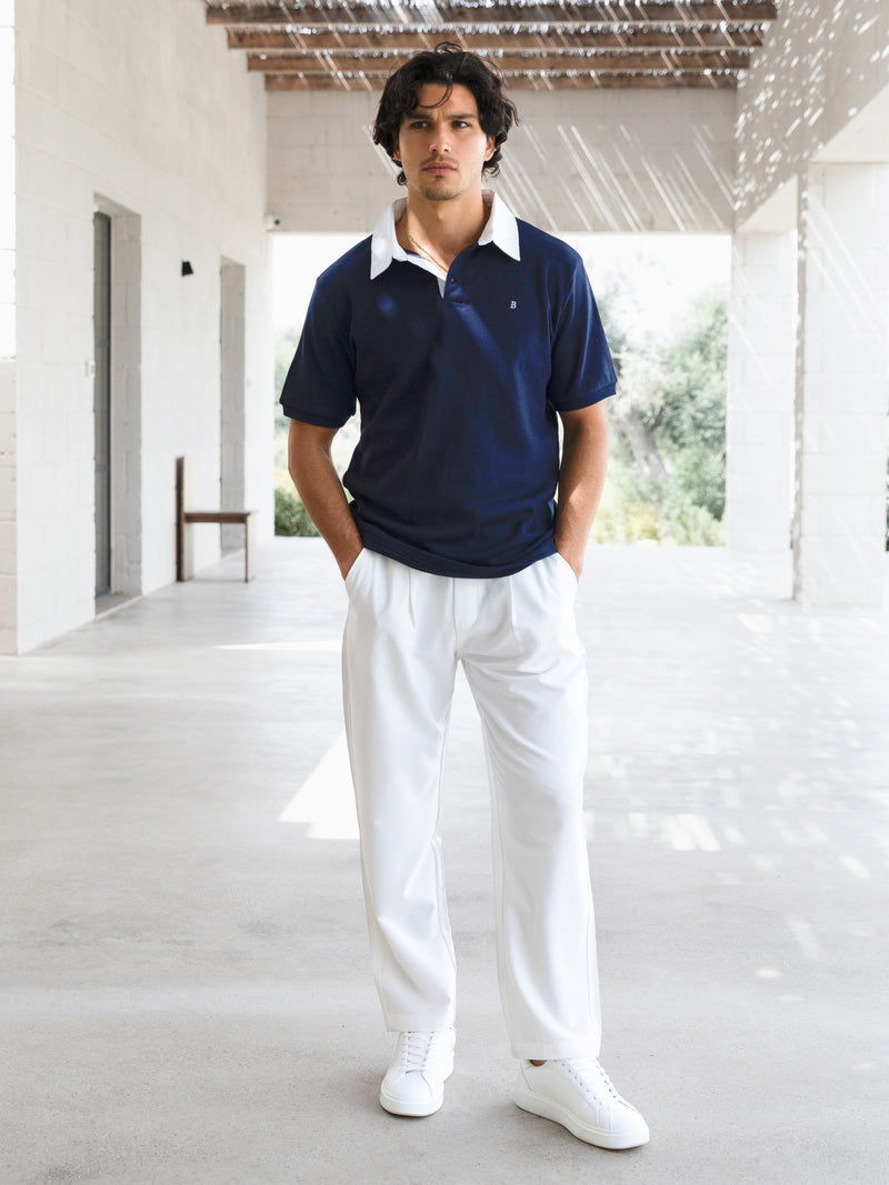 *NIET UITGEBRACHT* 4344 Herenpolo - Marineblauw