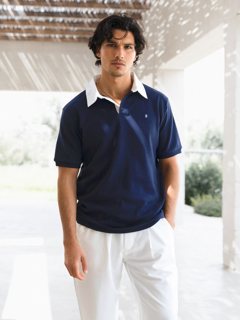 *NIET UITGEBRACHT* 4344 Herenpolo - Marineblauw