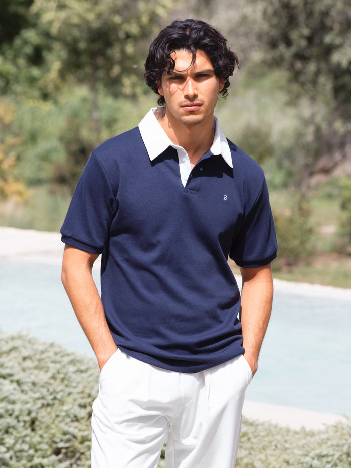 *NIET UITGEBRACHT* 4344 Herenpolo - Marineblauw