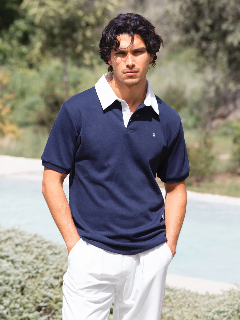 *NIET UITGEBRACHT* 4344 Herenpolo - Marineblauw