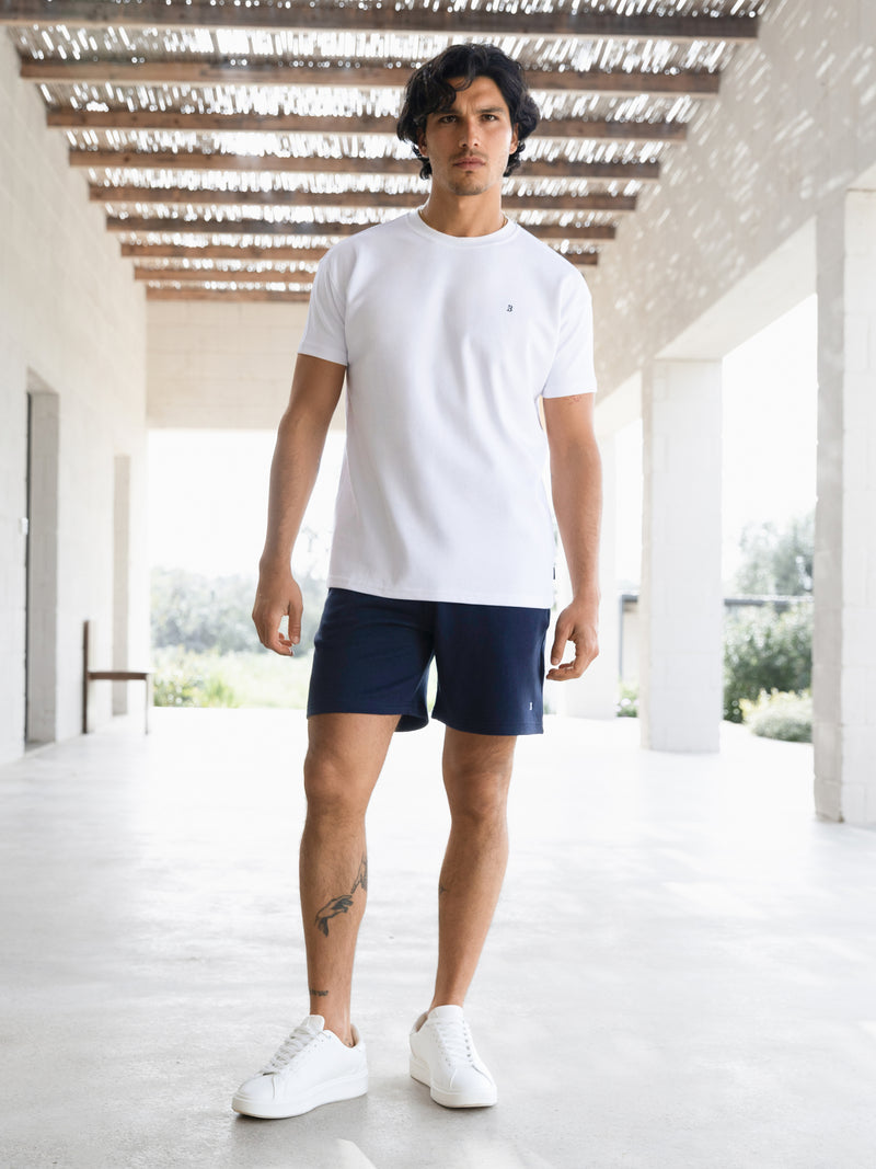 *NIET UITGEBRACHT* 4345 Herenpoloshort - Marineblauw