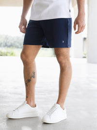 *NIET UITGEBRACHT* 4345 Herenpoloshort - Marineblauw