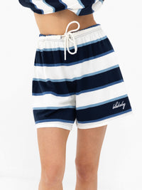 Skye Stripe Shorts - Marine mix