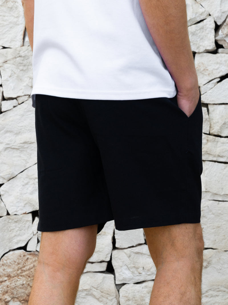 *NIET UITGEBRACHT* 4469S Heren linnen shorts - Zwart
