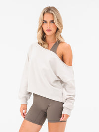 Ultimate Off The Shoulder Jumper - Stein