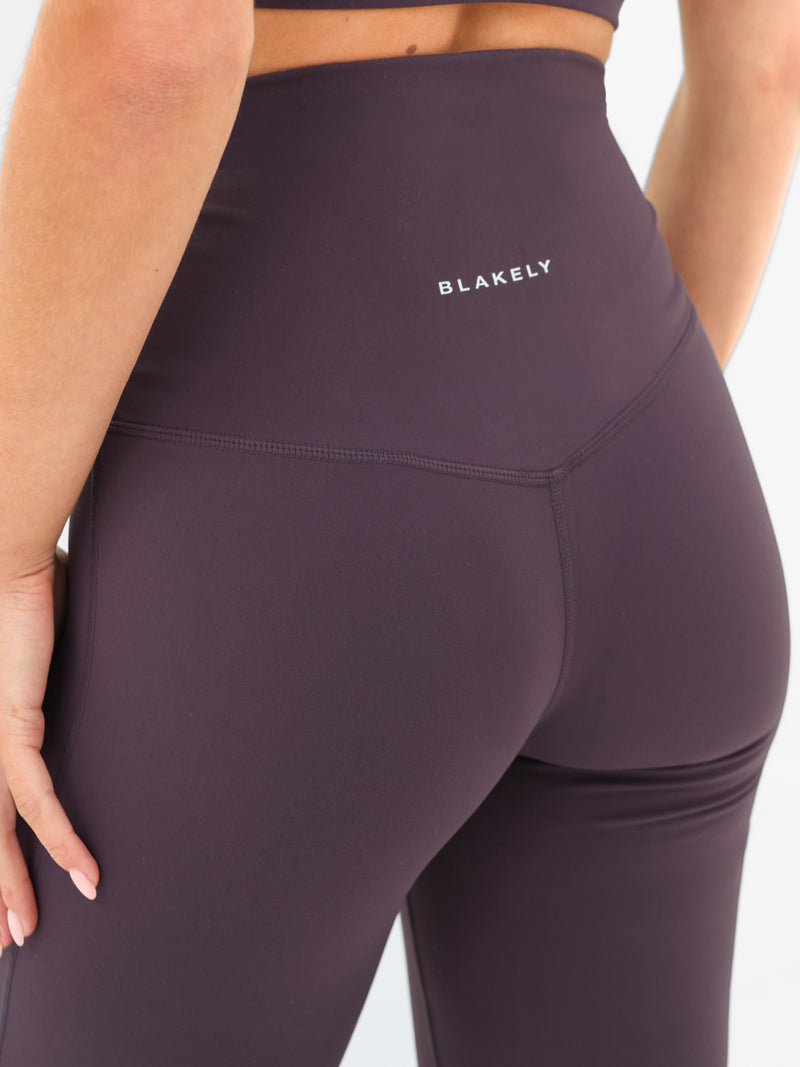Ultimate Ruched Flares - Midnight Plum