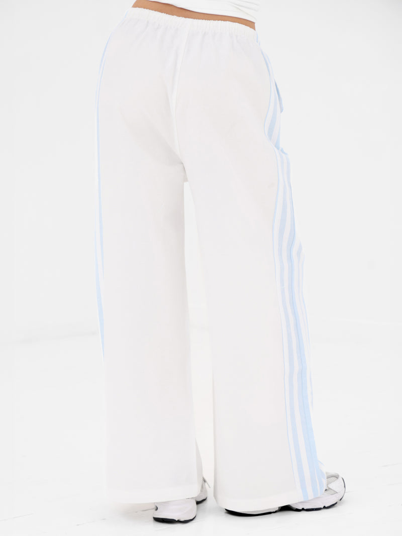 Sammy Stripe Trousers - White