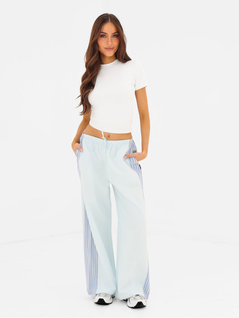 Sammy Stripe Trousers - Light Blue