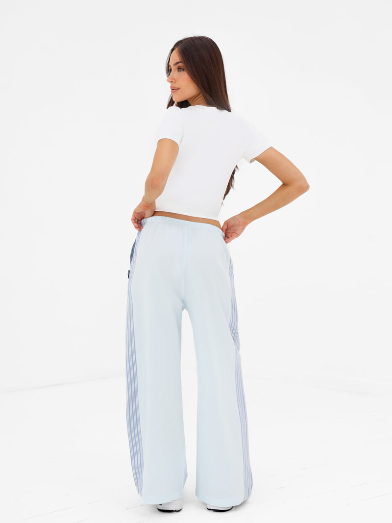 Sammy Stripe Trousers - Light Blue