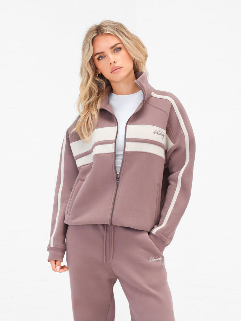 Yasmin Full Zip Jumper - Staubiges Rosa