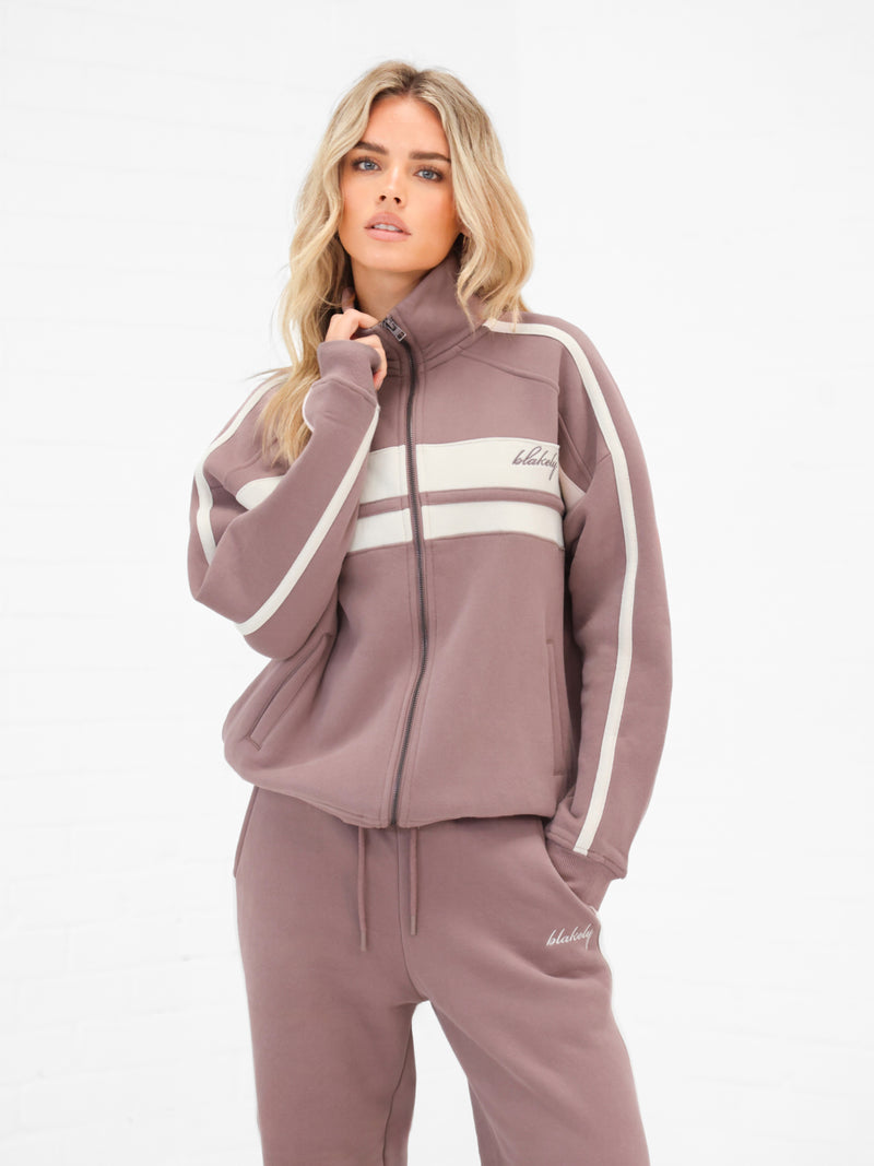 Yasmin Full Zip Jumper - Staubiges Rosa