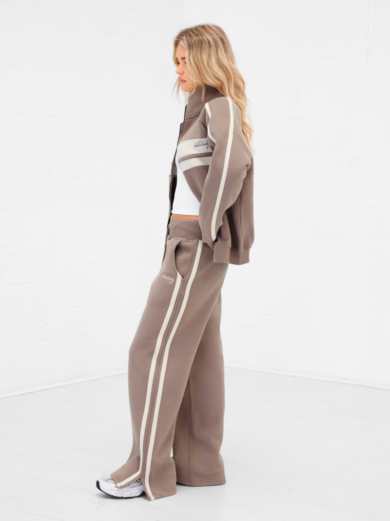 Yasmin Full Zip Jumper - Sanftes Braun