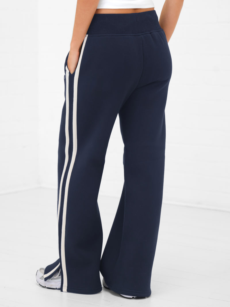 Yasmin Wide Leg Sweatpants - Echte Marine