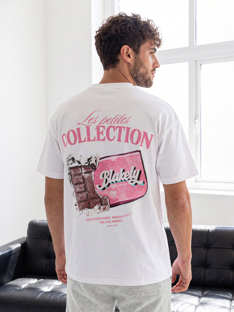 Colby Chocolate Print Relaxed T-Shirt - Wit & Roze