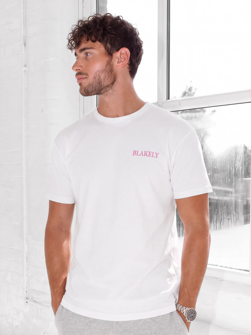Colby Chocolate Print Relaxed T-Shirt - Wit & Roze