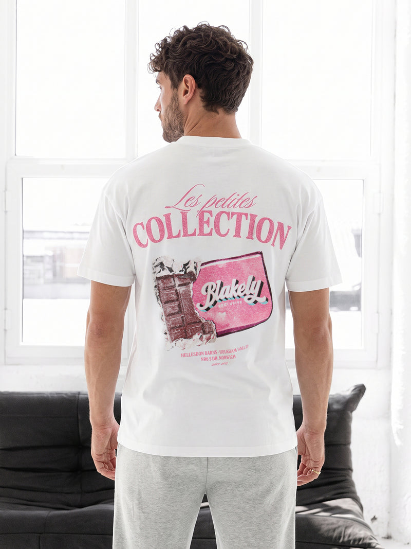 Colby Chocolate Print Relaxed T-Shirt - Wit & Roze