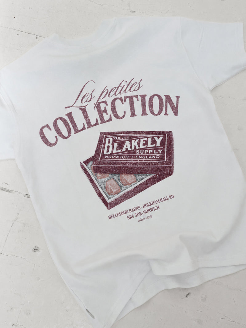Colby Chocolate Print Relaxed T-Shirt - Wit & Bruin