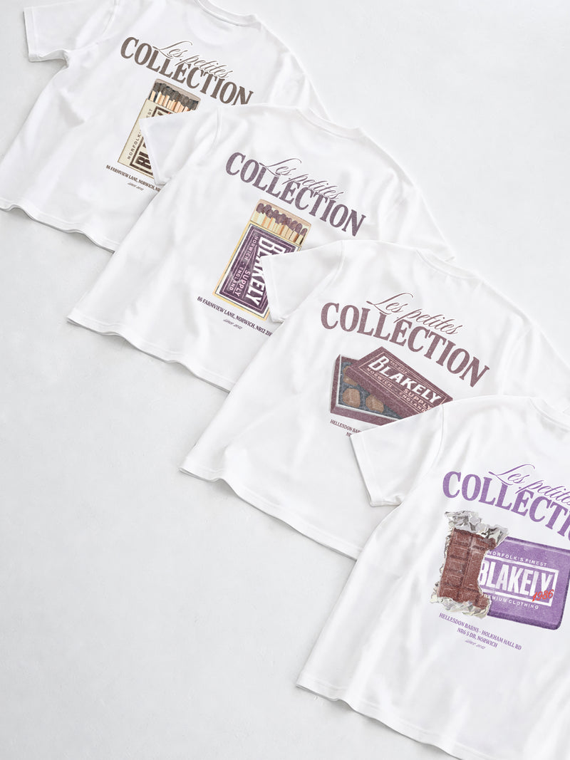 Colby Chocolate Print Relaxed T-Shirt - Wit & Bruin
