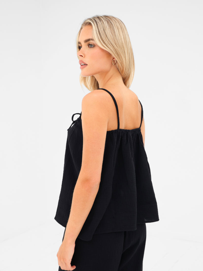 Mila Cami Top - Zwart