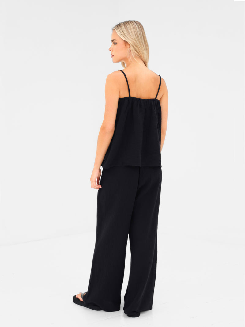 Mila Cami Top - Zwart