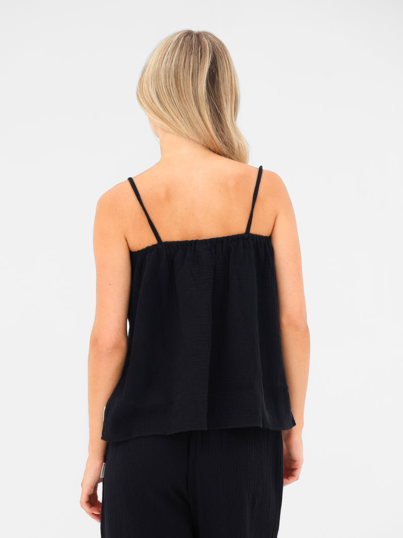 Mila Cami Top - Zwart