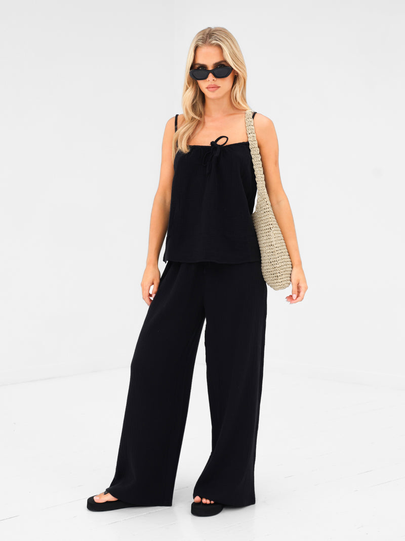 Mila Cami Top - Zwart