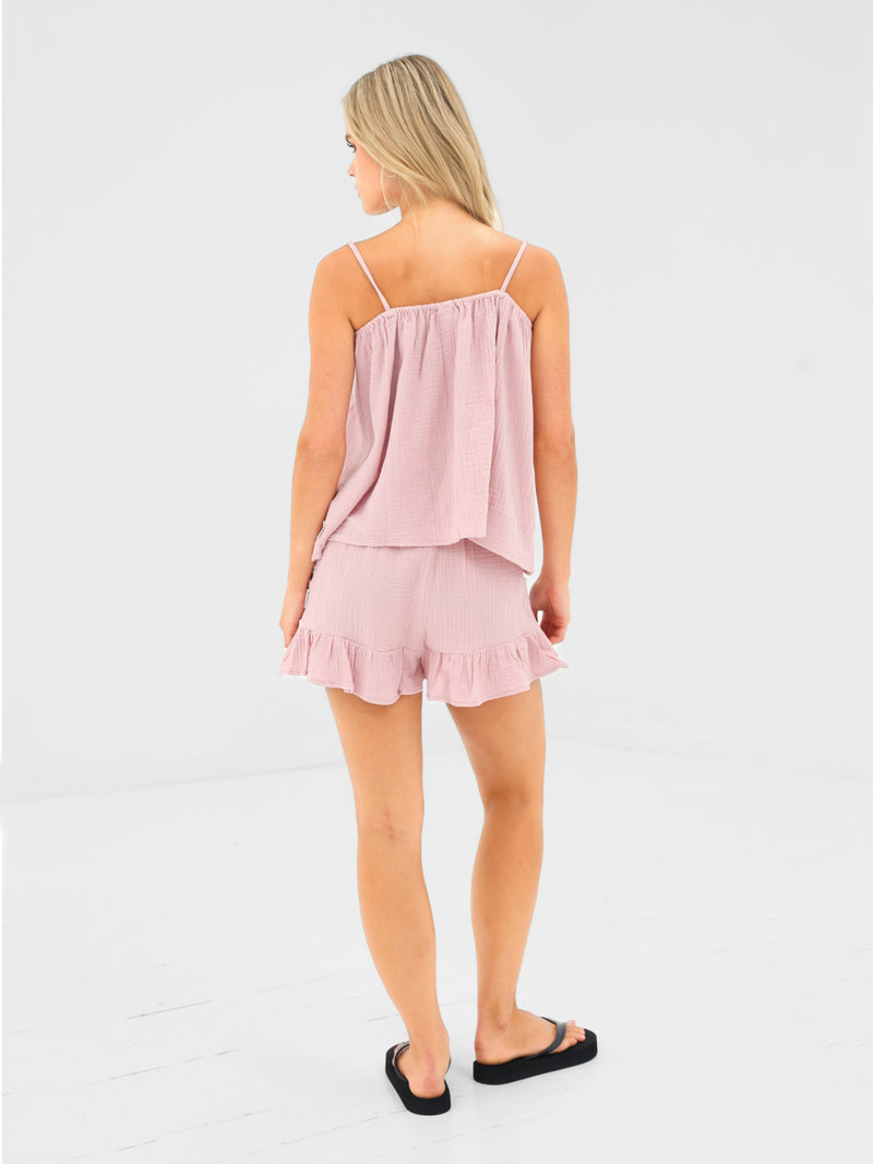Mila Cami Top - Lichtroze