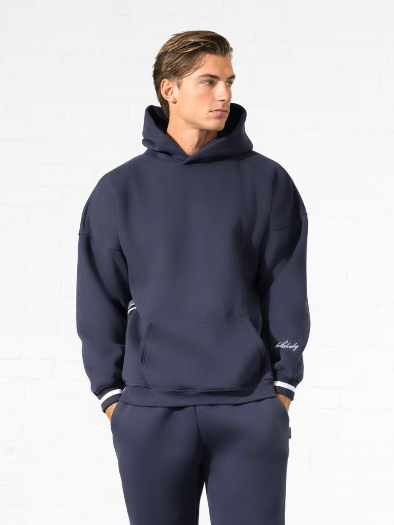 Abel Relaxed Hoodie - Echte Marine
