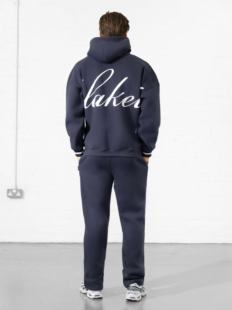 Abel Relaxed Hoodie - Echte Marine