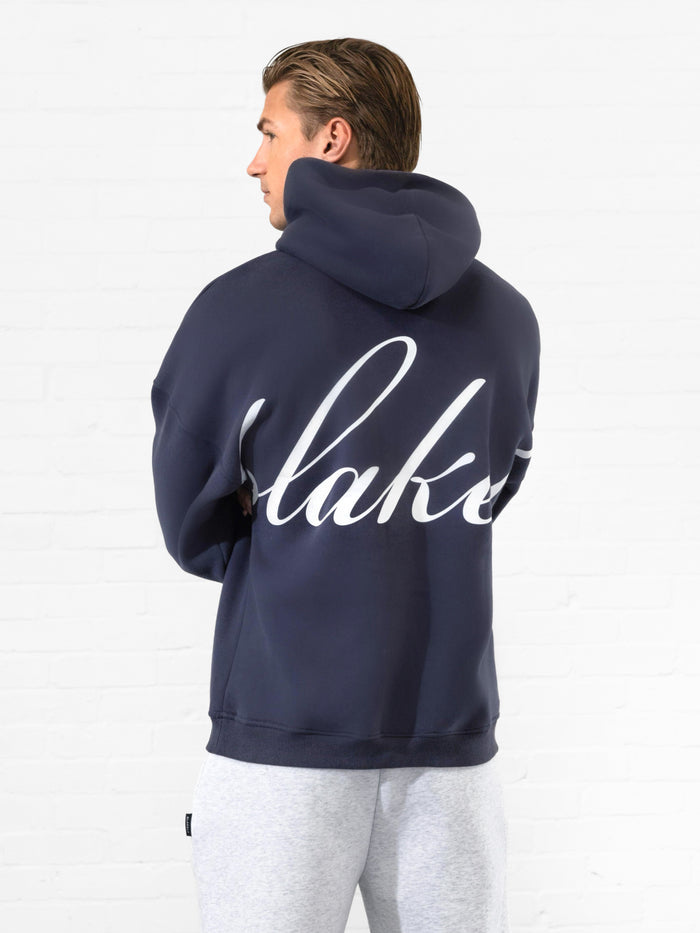 Abel Relaxed Hoodie - Vraie Marine