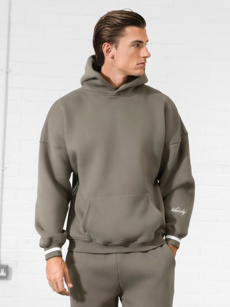Abel Relaxed Hoodie - Safarigrün