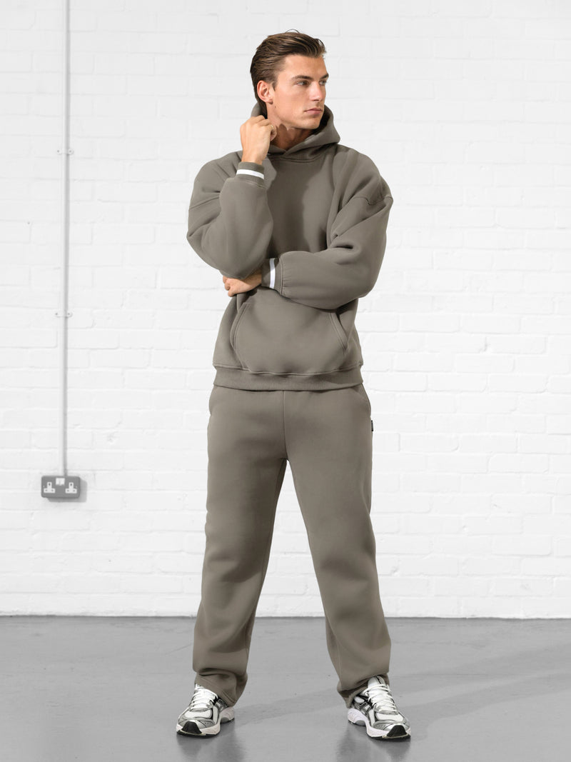 Abel Relaxed Hoodie - Safarigrün