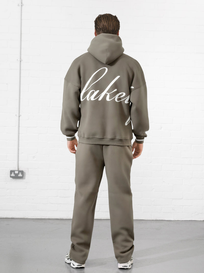 Abel Relaxed Hoodie - Safarigrün