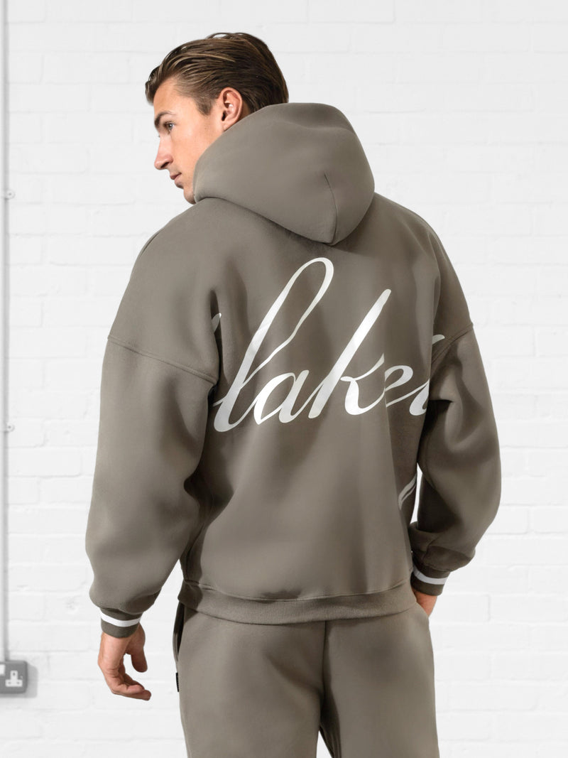 Abel Relaxed Hoodie - Safarigrün