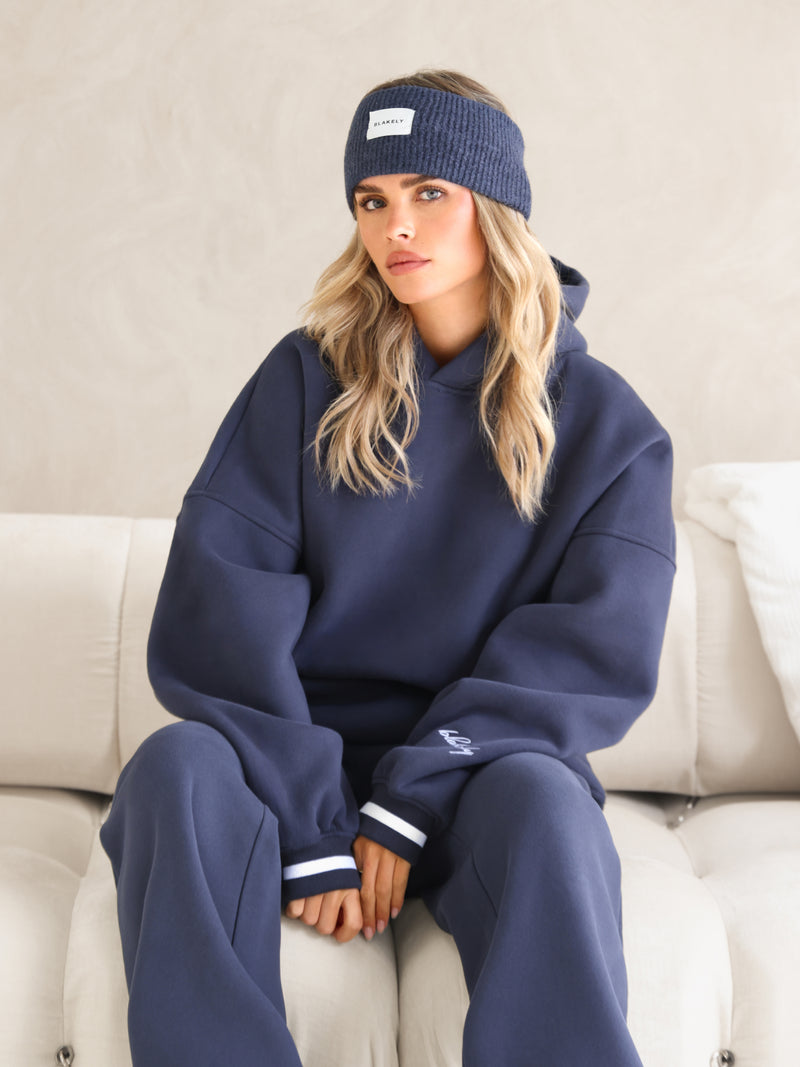 Margot Oversized Hoodie - Echte Marine