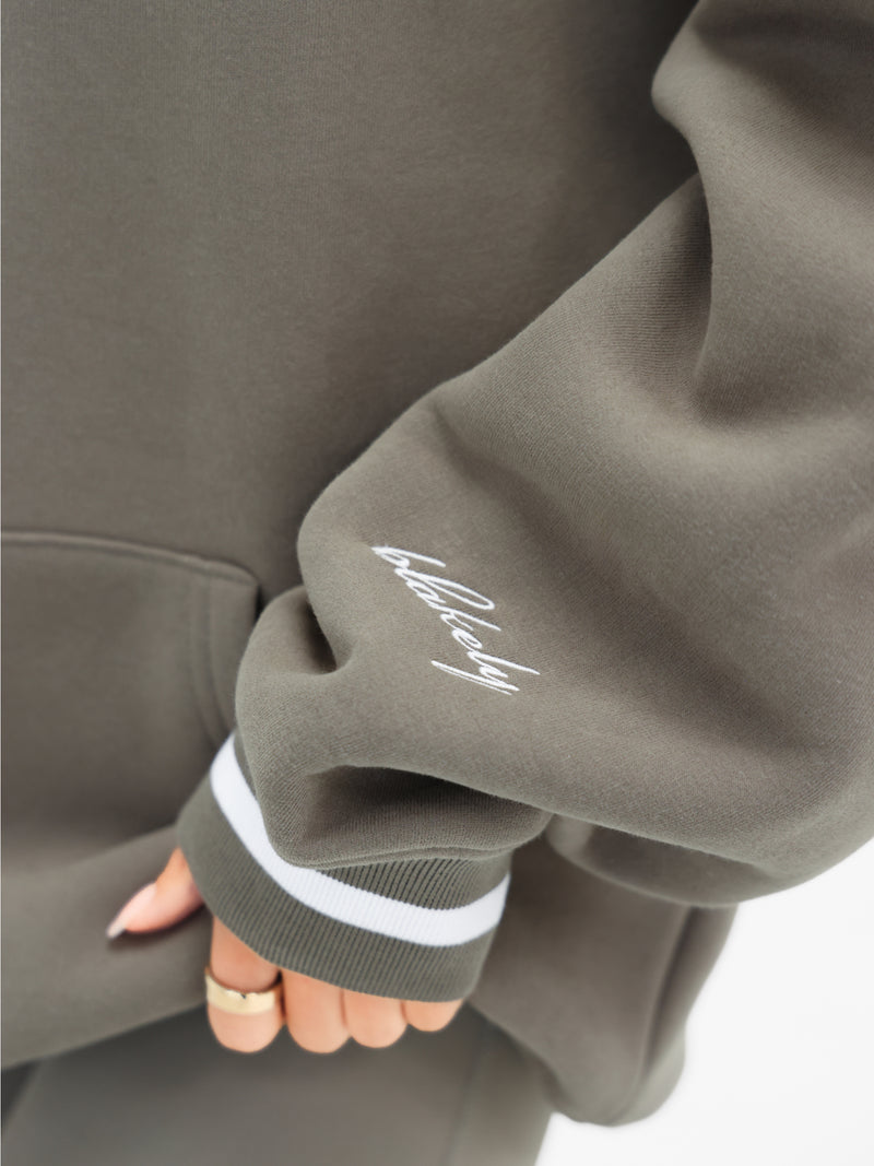 Margot Oversized Hoodie - Safarigrün