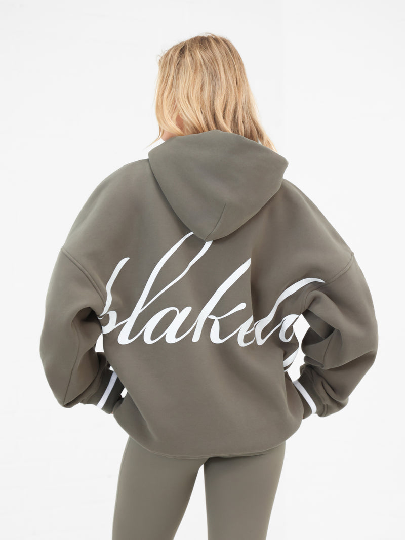 Margot Oversized Hoodie - Safarigrün