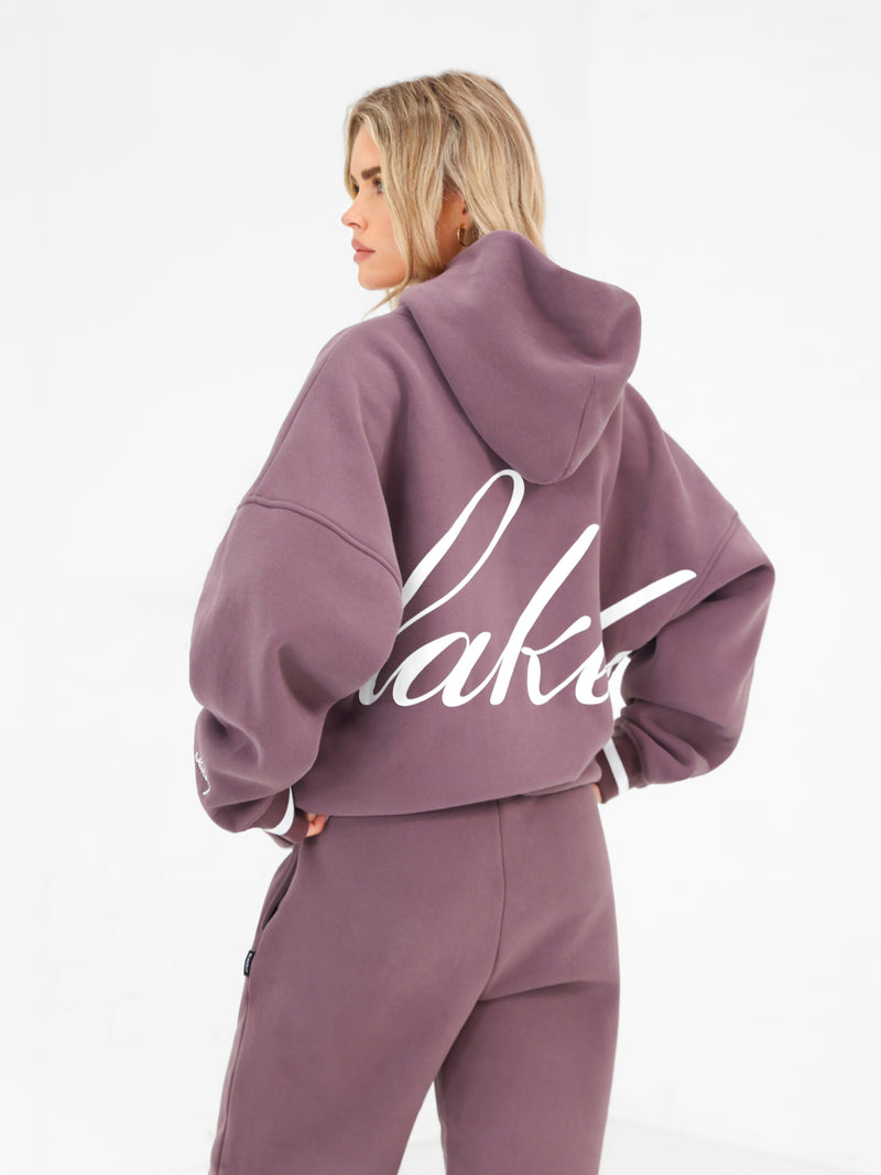 Margot Oversized Hoodie - Gewaschene Pflaume