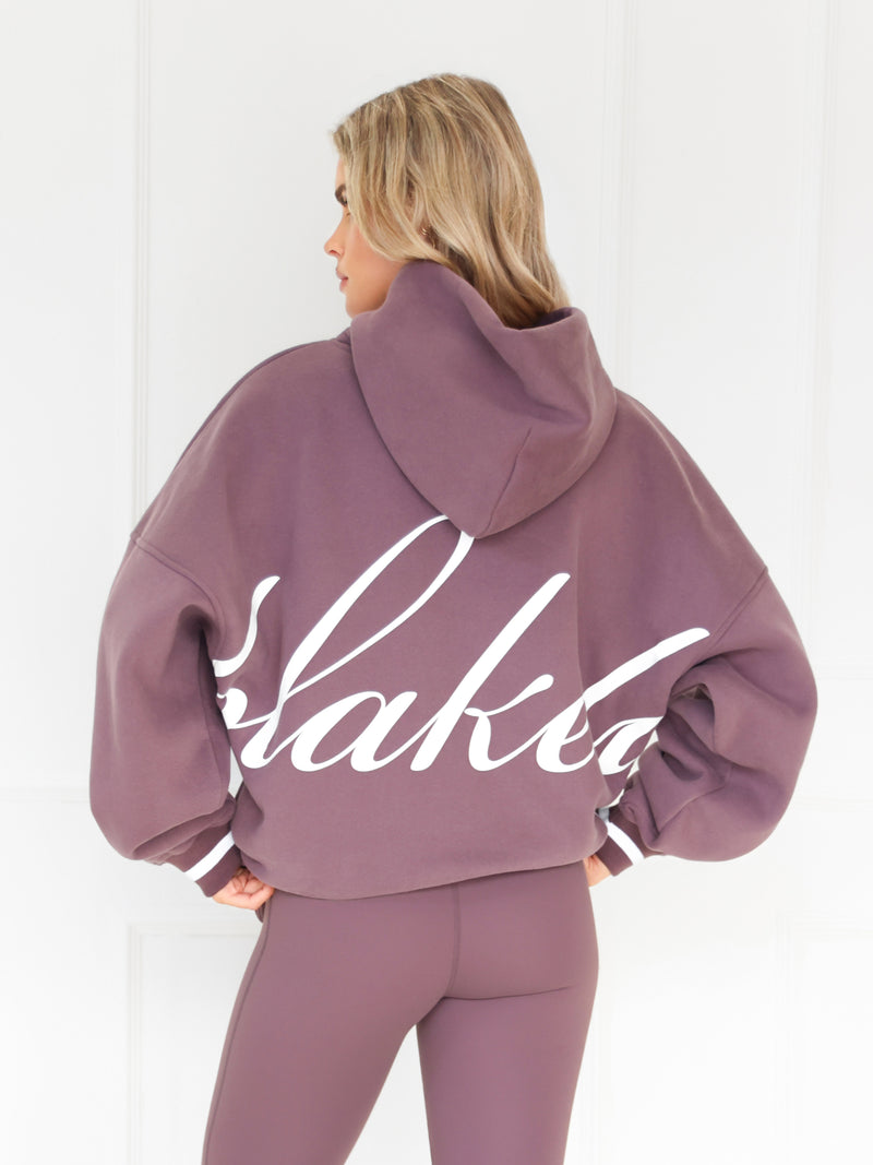 Margot Oversized Hoodie - Gewaschene Pflaume