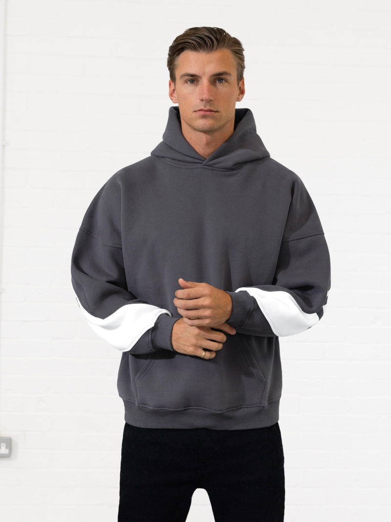 Caleb Relaxed Hoodie - Charcoal