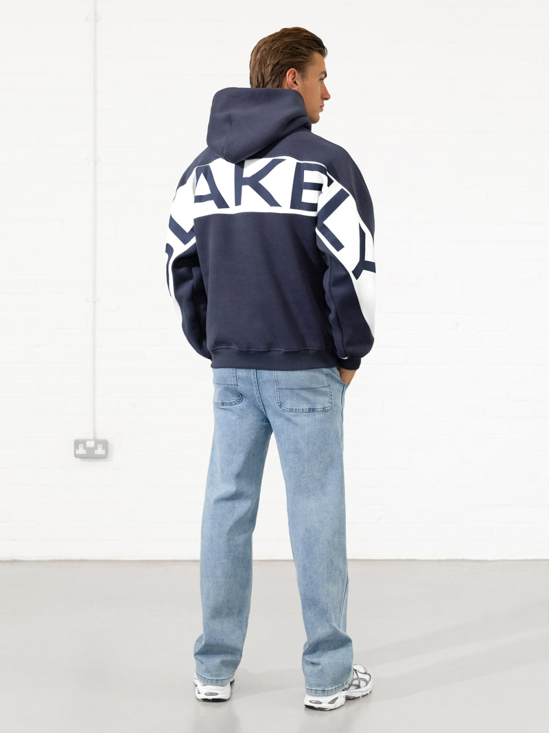 Caleb Relaxed Hoodie - True Navy
