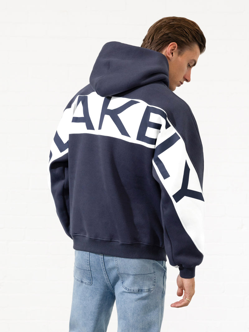 Caleb Relaxed Hoodie - True Navy