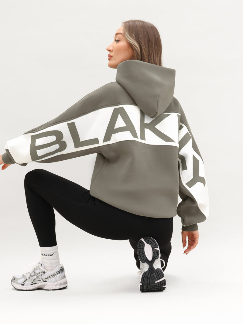 Indy Oversized Hoodie - Safari Green